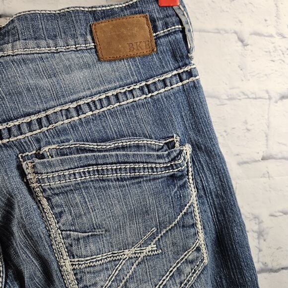 Buckle BKE Carter Jeans Mens 30S Size 30x28 Straight Blue Denim Stretch - Picture 5 of 6